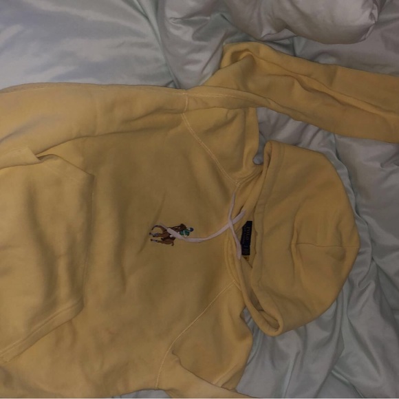 Yellow Ralph Lauren Hoodie - Picture 4 of 5